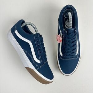 NWOB Vans Old Skool Canvas 'Gum Bumper Dress Blues' Sneaker